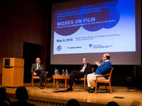 Soloveichik and Podhoretz on stage in discussion